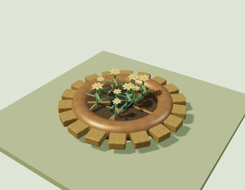 Gearwheel Flowerbed