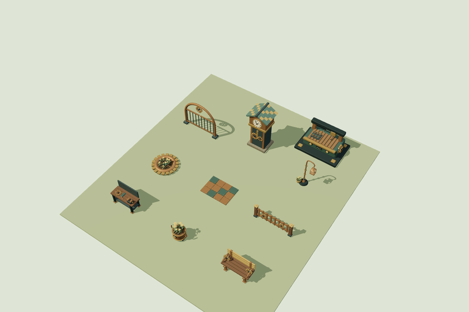 Clockwork Homestead Decoration Pack