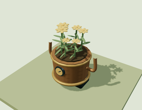 Copper Boiler Planter