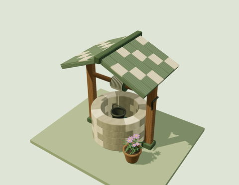 Stone Wishing Well