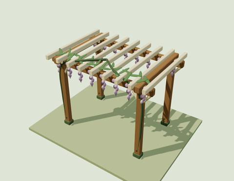 Wisteria Pergola