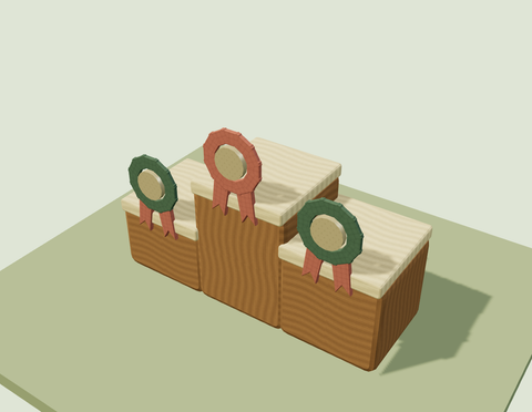 Ribbon Display Stand