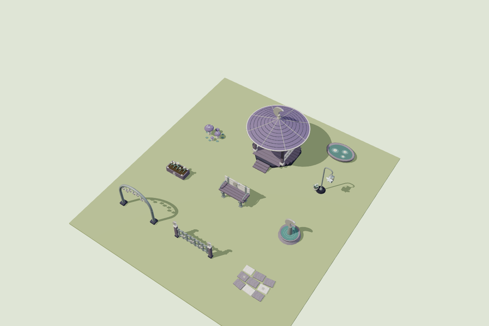 Moonlit Grove Decoration Pack