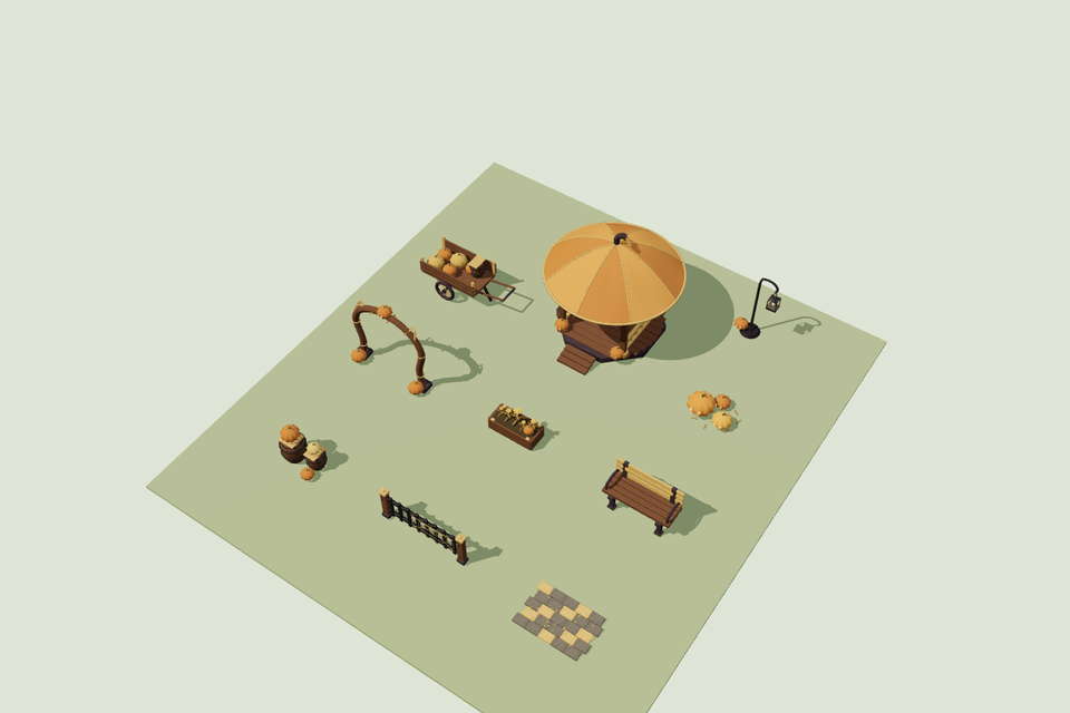 Pumpkin Hollow Decoration Pack