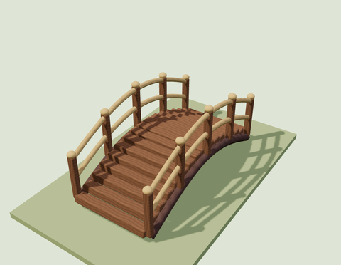Arched Garden Bridge