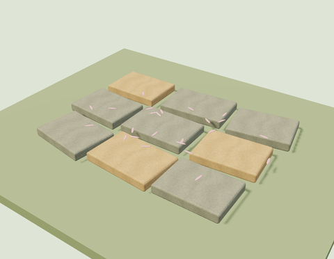 Petal Stepping Stones