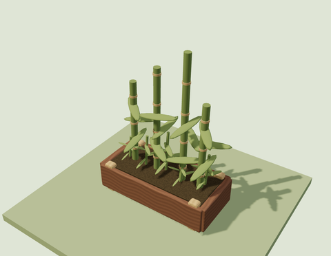 Bamboo Garden Planter