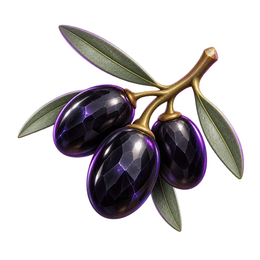 Obsidian Olive Seed
